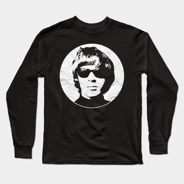 SCOTT WALKER - Legendary singer-songwriter, composer & producer (White Print) Long Sleeve T-Shirt by RCDBerlin